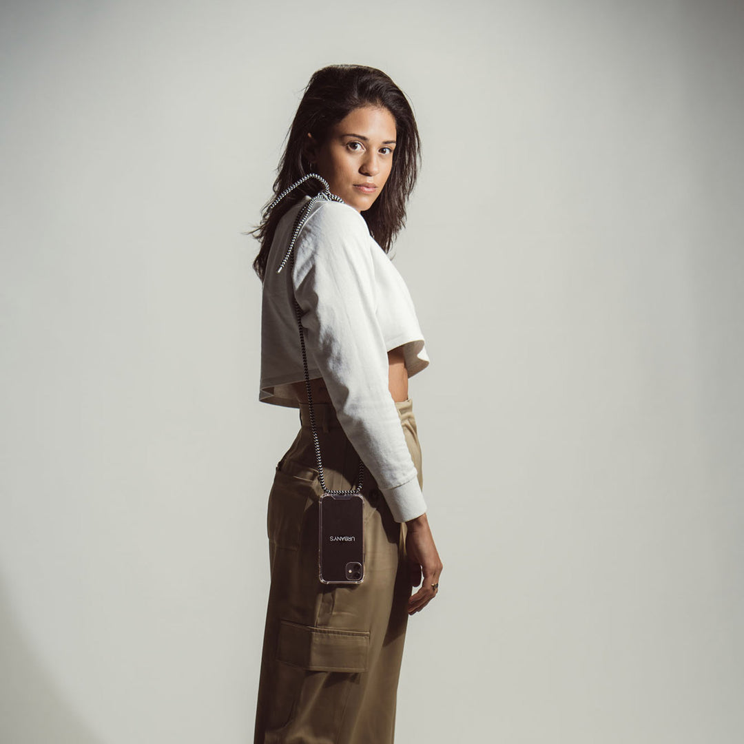 Chaîne de téléphone «Hypnotic Zebra»