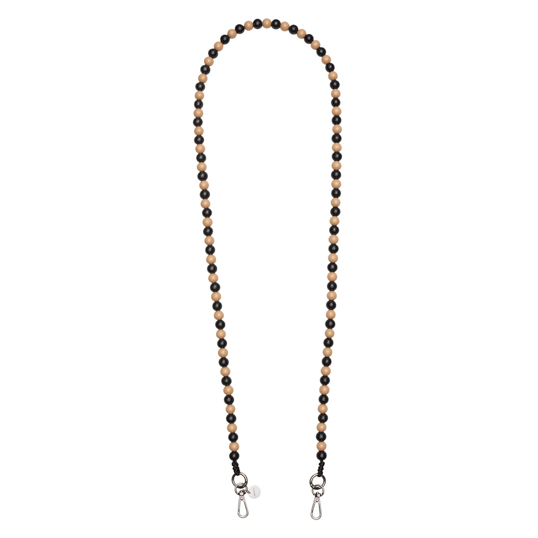 Sangle de téléphone «Brooklyn» (noir-beige | universelle)