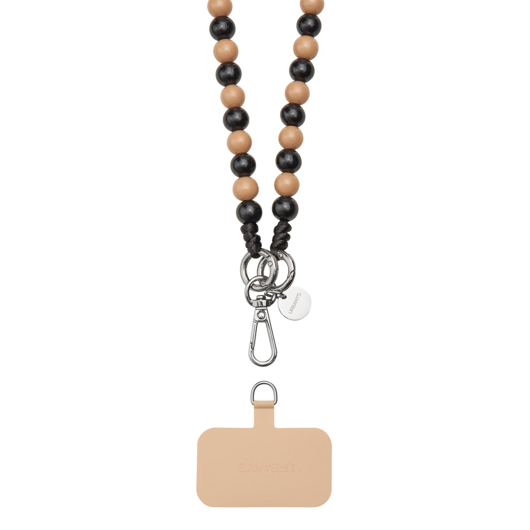 Sangle de téléphone «Brooklyn» (noir-beige | universelle)