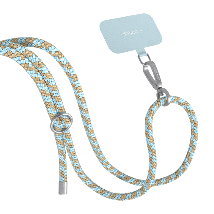 Chaîne de téléphone universelle «Sky and Sand» (bleu clair-beige)