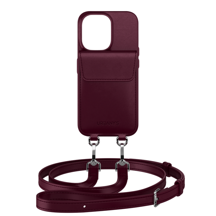 Chaîne de téléphone+ «Red Wine» (bordeaux)