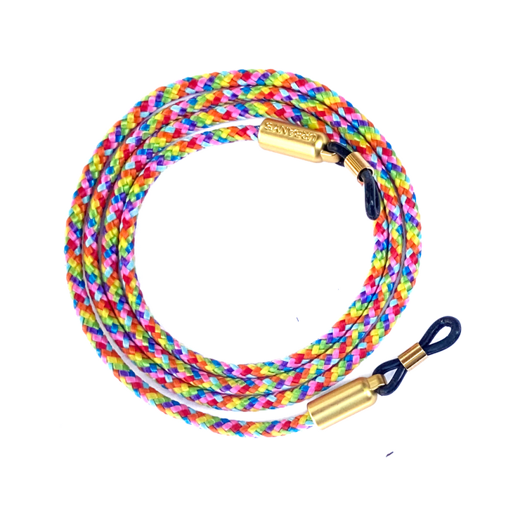 Cordon de lunettes «Rainbow Love»