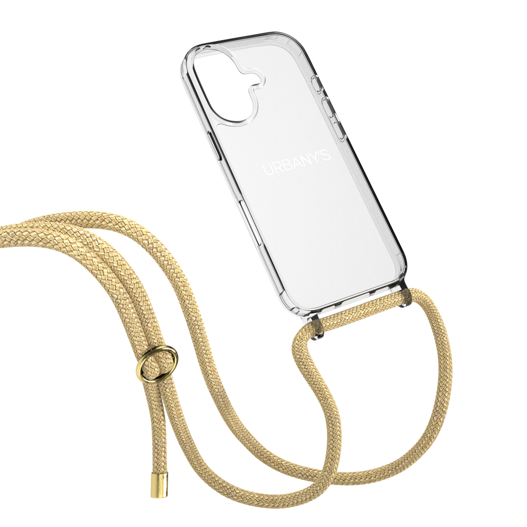 Handykette «Golden Desert» (transparent | sand)
