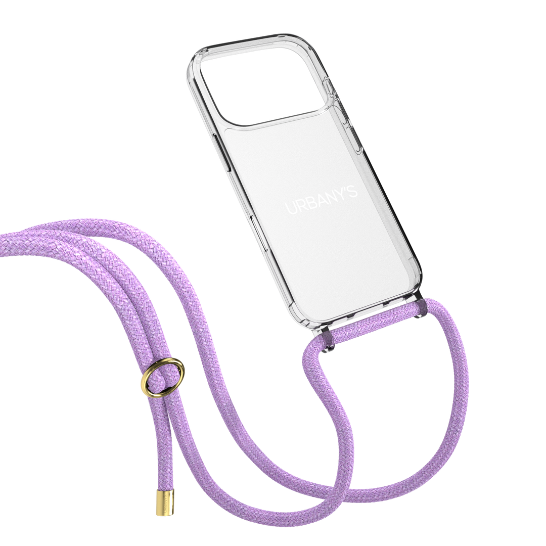 Handykette «Purple Rain» (transparent | purple)