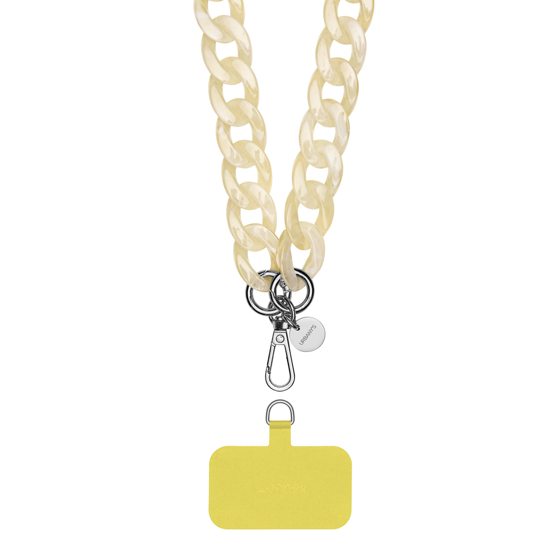Sangle de téléphone «Carrara» (jaune | universelle)