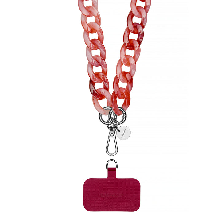 Sangle de téléphone «Carrara» (rouge | universelle)