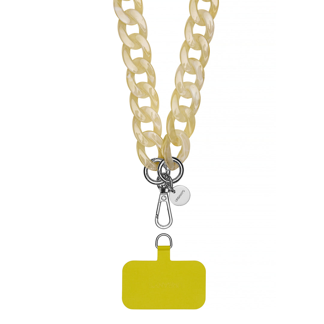 Sangle de téléphone «Carrara» (jaune | universelle)